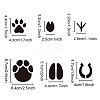 PET Hollow Out Drawing Painting Stencils DIY-WH0403-010-3