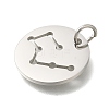 Anti-Tarnish 304 Stainless Steel Pendants STAS-M074-02D-P-2