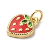 Rack Plating Brass Enamel Charms KK-B092-25G-2