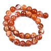 Natural Fire Crackle Agate Beads Strands G-G163-A01-04-8