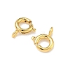 Brass Spring Ring Clasps KK-G557-01A-G-2