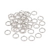 Brass Open Jump Rings KK-M165-9mm-01P-NR-1