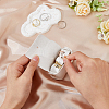 PU Imitation Leather Wedding Ring Pouch ABAG-WH0038-45C-4