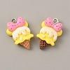 Opaque Resin Pendants RESI-CJC0012-14D-2