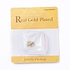 Brass Cubic Zirconia Charms X-RB-I077-08G-RS-3