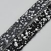 Resin Rhinestone with Plastic Imitation Pearl Beaded Trim DIY-WH0671-030B-1