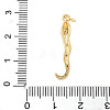 Brass Micro Pave Cubic Zirconia Enamel Pendants LS-KK-D354-06G-B-3