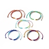 Gradient Color Polyester Cord Braided Bracelets AJEW-JB01146-1