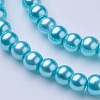 Glass Pearl Beads Strands X-HY-4D-B12-2