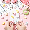 30Pcs 6 Colors Opaque Resin Cabochons FIND-YW0011-35-4