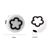 Opaque White Acrylic Beads SACR-YW0001-21B-8