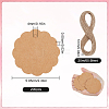 200Pcs Blank Kraft Paper Gift Tags CDIS-SP0001-10C-2