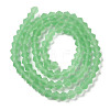 Imitate Austrian Crystal Frosted Glass Beads Strands LS-GLAA-F029-TM4mm-B24-2