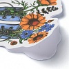 50Pcs Retro Flower Boot Waterproof PVC Adhesive Stickers Set STIC-C005-02-4