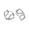 Rack Plating Brass Hoop Earrings EJEW-S241-24P-2