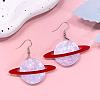 Iron Acrylic Dangle Earrings for Women WG9CD67-03-1