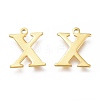 PVD Vacuum Plating  304 Stainless Steel Charms STAS-H112-X-G-2