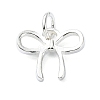 925 Sterling Silver Bowknot Charms STER-M119-05C-S-1