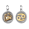 316 Surgical Stainless Steel Pendants STAS-S045-40-3