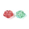 Transparent Spray Painted Acrylic Beads ACRP-T011-05M-3