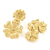 PVD Vacuum Plating 304 Stainless Steel Stud Earrings for Women EJEW-S227-45G-2