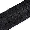 Natural Lava Rock Beads Strands G-T139-8x8-34A-4