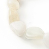 Natural White Moonstone Beaded Stretch Bracelets for Kids BJEW-JB06250-02-4
