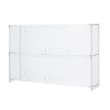 2-Tier Transparent Acrylic Minifigures Display Case ODIS-WH0061-50B-1