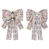 Bowknot Polyester Brooches for Backpack Clothes JEWB-WH20006-10A-6