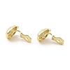 Alloy Clip-on Earring Findings FIND-L015-008G-2
