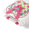 Summer Beach Theme Printed Flip Flops Non-Woven Reusable Folding Gift Bags with Handle ABAG-F009-E07-3