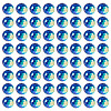 80Pcs AB Color Plated Glass Beads EGLA-TA0013-01B-3