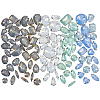 100Pcs 5 Colors Resin Sew On Rhinestones DIY-GA0007-24B-1