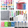 DIY 70 Colors Wool Felt Needle Felting Kit WG47074-01-1