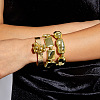 Rectangle Alloy & Iron Bangles Set FS-WGB93A7-01-1