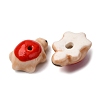 Handmade Bright Glazed Porcelain Beads PORC-CJC0009-03A-2