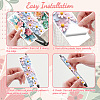 12Pcs Plastic Rub on Transfer Stickers DIY-WH0611-017-4
