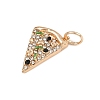Brass Rhinestone Pendants LS-KK-B145-02G-03-2