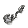 304 Stainless Steel Big Pendants STAS-D207-08AS-2