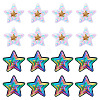 24Pcs 2 Colors Polyester Heat Transfer Vinyl Sheets PATC-TA0001-16-1