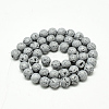 Electroplate Natural Lava Rock Beads Strands G-T058-03I-10MM-2