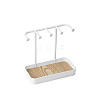 Plastic Earring Display Stands EDIS-WH0016-063B-1