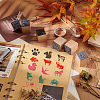 Wooden Stamps with Rubber DIY-WH0002-65B-5