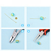 Brass Eye Pins KK-YW0004-04B-P-3