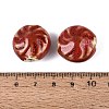 Windmill Spiral Pattern Vintage Handmade Porcelain Beads PORC-N013-19-04-3