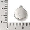 Anti-Tarnish 304 Stainless Steel Pendants STAS-Q334-25P-3