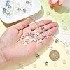 90Pcs 6 Styles Transparent Glass Beads GLAA-YW0003-63-4