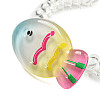 Summer Fish Resin Telephone Line Wire Elastic Hair Ties LS-AJEW-U004-02A-2