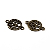 Alloy Pendant Rhinestone Settings FIND-WH0108-34AB-2