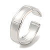 304 Stainless Steel Open Cuff Ring RJEW-C067-03P-1